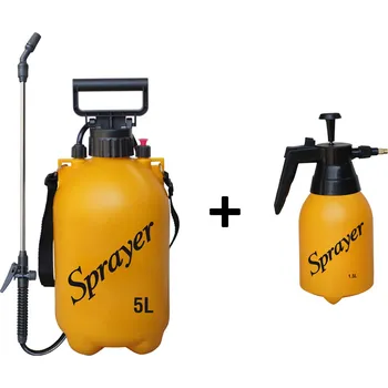 Zahradní hadice Nohel garden Set postřikovačů kovový nástavec 36cm 5l + 1,5l ZDARMA