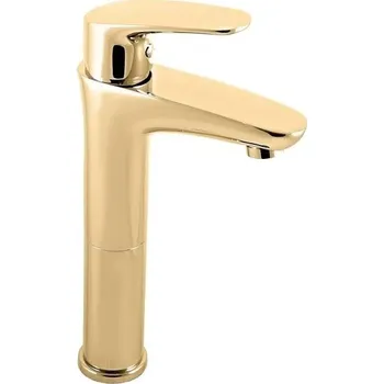 Amur Vodovodní baterie umyvadlová vysoká, zlatá lesklá AM730.0Z
