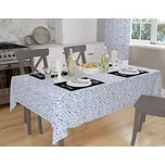 Orbytex Ubrus teflonový - kytičky modré Rozměry: 120x140, Tvar: Obdélník