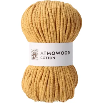 Příze cotton 5 mm - hořčicová