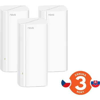 Tenda Nova EX12 (3-pack) WiFi6 AX3000 Mesh Gigabit system, 9xGLAN/GWAN, WPA3, VPN, SMART CZ aplikace