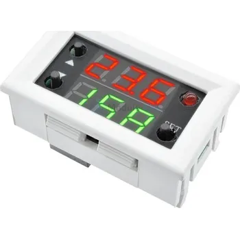 Stykač Časový spínač 0-999sec, 0-999min, 0-999hod se dvěma časy bílý