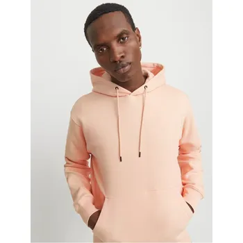 Pánská mikina Jack and Jones Basic Hoodie Peach Parfait XL