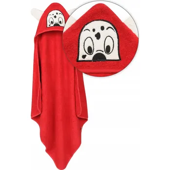 Dětská deka Deka s kapucí BabyMatex 80 x 80 cm červená