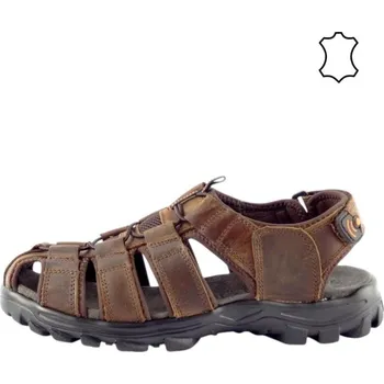 Pánské sandále Selma obuv MR 20323 hnědá, velikost 49