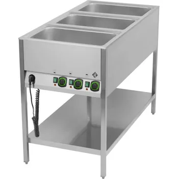 Vodní lázeň stacionární elektrická GN 3-1/1 ovládání na kratší s