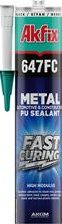 Rychletvrdnoucí PU kovový tmel Akfix 647FC, šedý, 310 ml