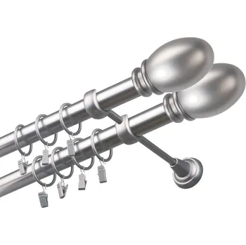 Garnýž Garnýž kovová 210 cm dvouřadá - dvojitá 25/25 Belluno double Satina