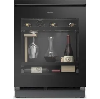 Vinotéka Miele KWTUS 7055 F Obsidian černý (sklo) + ZÁRUKA 5 LET ZDARMA + Prodloužená záruka o 5 let + 10 letá záruka na kompresor .