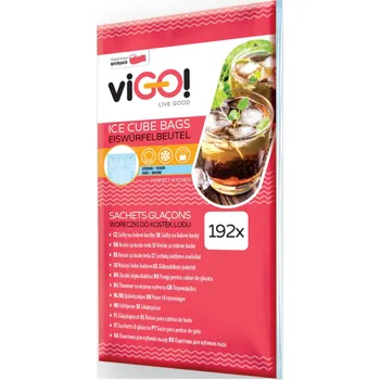 Tvořítko na led Vigo Sáčky na ledové kostky 192 kusů 8 sáčků