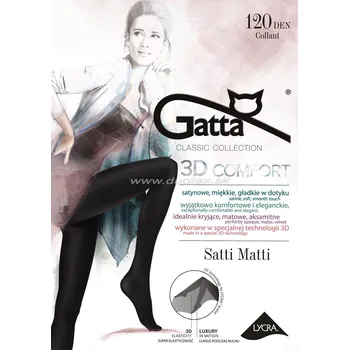 Dámské punčochy GATTA Punčochové kalhoty satti-matti120 Barva: nero, Velikost: 4(L)