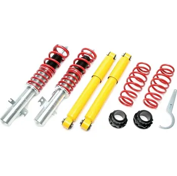 Tuning Peugeot 207 (06-15) vč. Kombi / Cabrio s motorem 1.6 a průměrem předního tlumiče 51 mm, výškově stavitelný podvozek, TA Technix