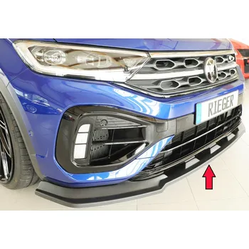 PC tuning Rieger lipa pod přední nárazník pouze pro R / R-Line pro Volkswagen T-roc A1 5-dvéř., 01/22-, plast ABS bez povrchové úpravy