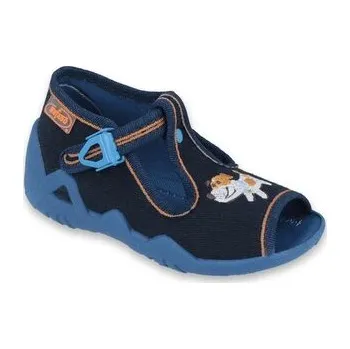 Chlapecké bačkory 217P105 18 - chlapecký sandálek modrý, pejsek 217P105_20