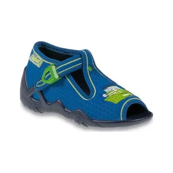 autíčko 217P094 18 - chl.sandálek, modrá, zelený bagr 217P094_24