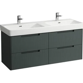 Koupelnový nábytek Juna - skříňka 127x44,5 pod umyvadlo H814968, 4 zásuvky, šedá traffic H4115541092661