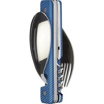 Outdoor vaření Kapesní multifunkční příbor Akinod 13h25 blue aluminium