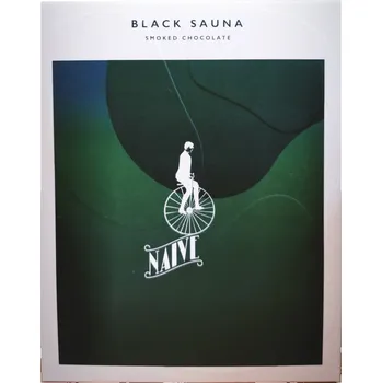 Čokoláda Naive 70% Black Sauna - Naive, 50 g