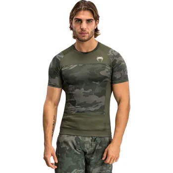 Venum G-Fit Air Men's Short Sleeve Rashguard - Army Camo Velikost: S