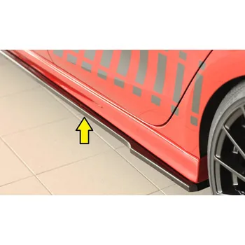 PC tuning Rieger spoiler pod boční práh mont. strana levá pro Cupra Leon KL 5-dvéř. (ST/sportstourer), 09/20-, plast ABS lakovaný do černé lesklé barvy