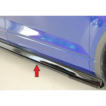 PC tuning Rieger spoiler pod boční práh mont. strana pravá pro Volkswagen T-roc A1 5-dvéř., 01/22-, plast ABS lakovaný do černé lesklé barvy