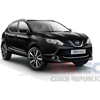 Lišta karosérie Nissan Qashqai 2014+ - NEREZ chrom lišta předního nárazníku