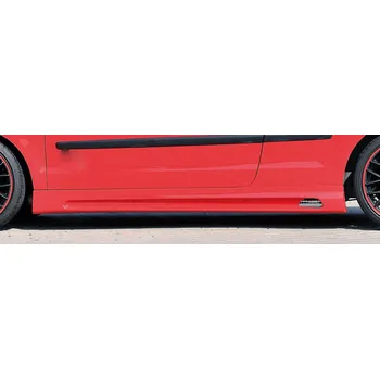 PC tuning Rieger boční práh mont. strana levá pro Volkswagen Polo 5 9N 3-dvéř., 5-dvéř. po faceliftu, r.v. 00/06-, 10/01-03, plast ABS bez povrchové úpravy, s prolisem a výřezem