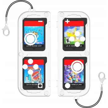 Obal na herní konzoli Pouzdro na karty pro Nintendo Switch / Switch 2 Průhledná Krabička na hry