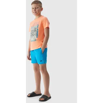 Dámské plavky Chlapecké plážové šortky typu boardshorts 4F velikost 146/152 modrá