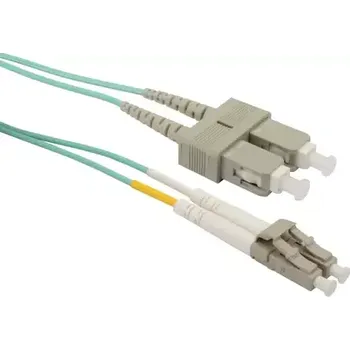 Kabel Solarix optický kabel SC-LC OM3 1m (SXPC-LC/SC-UPC-OM3-1M-D)