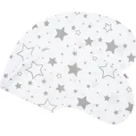 NEW BABY Povlak na kojící polštář New Baby Hvězdy šedé