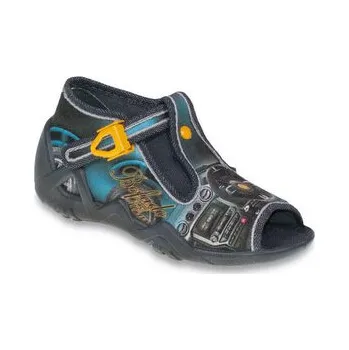 Chlapecké bačkory 217P082 18 - chlapecké sandálky Befado, volant 217P082_21