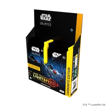 Karetní hra Fantasy Flight Games Karty Star Wars: Unlimited - Jump to Lightspeed Carbonite Edition Booster Box