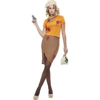 Karnevalový kostým Kostým Zombie gangster, Velikost S 36-38, SF63025x