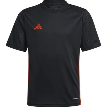 Chlapecké tričko adidas Tabela 23 Jersey Juniors Black/Orange 13 Years