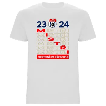 Pánské tričko Ostatní Klubové triko vítěz - motiv 9 bílá UK L