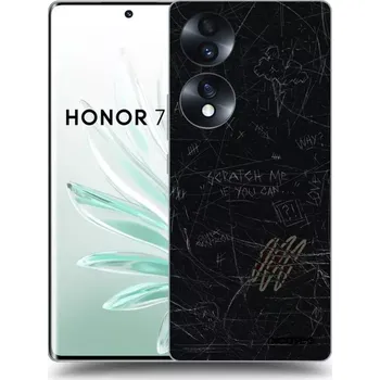 Pouzdro na mobilní telefon Picasee silikonový průhledný obal pro Honor 70 - SCRATCH