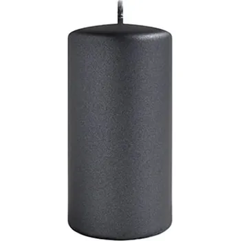 Svíčka Świeca OPAL MET MAT Walec średni parafinowa 7x14cm czarna