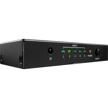 LINDY 5 Port HDMI 18G Switch 5 portů HDMI přepínač s dálkovým ovládáním 3840 x 2160 Pixel