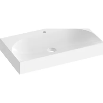 Umyvadlo Ravak Lite umyvadlo 80x45 cm obdélníkový nábytkový bílá XJX01280005