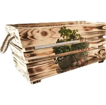 Úložný box bedýnka OK2-BYLINKY 36x19x18 DŘEVO