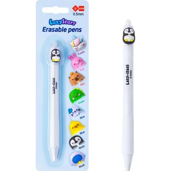 Gumovací gelové pero Tučňák (blistr)