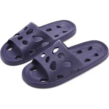 Dámská obuv Unisex sprchové pantofle s otvory proti skluzu Barva: Tmavě Modrá, Velikost: 36-37