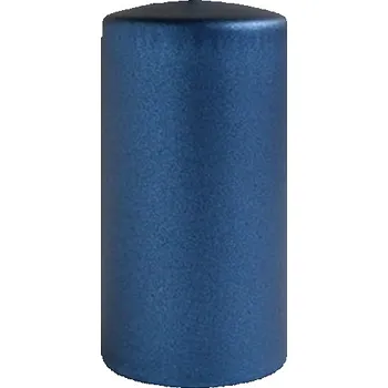 Svíčka Świeca OPAL MET MAT Walec średni parafinowa 7x14cm granatowa