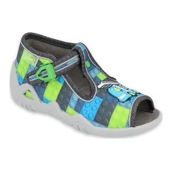 Chlapecké bačkory 217P104 18 - chlapecký sandálek,, hasičí 217P104_21