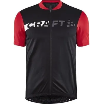 Cyklistické oblečení Craft CORE Endur Logo 1913167 pánský cyklodres POUZE XXL - černá - šedé rukávy (VÝPRODEJ) + DÁREK