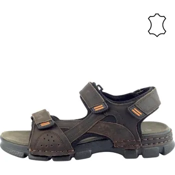 Pánské sandále Selma obuv MR 22910 hnědá, velikost 44