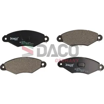 Brzdová destička Sada brzdových destiček, kotoučová brzda DACO GERMANY 323938