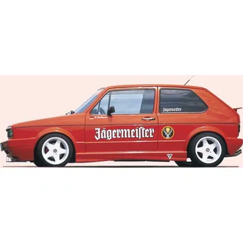 PC tuning Rieger boční práh mont. strana levá pro Volkswagen Golf 1 kabriolet, plast ABS bez povrchové úpravy