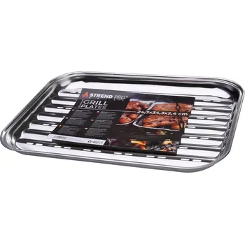Grilovací nářadí STREND PRO Miska MagicHome, ke grilování, perforovaný, nerezový tác